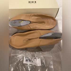 Bloch super jazz tan shoes sz7